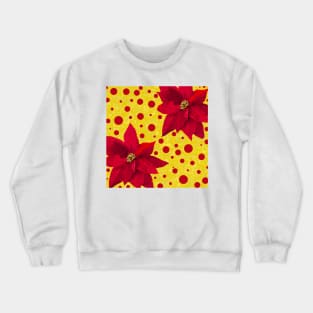 Poinsettia Red Crewneck Sweatshirt